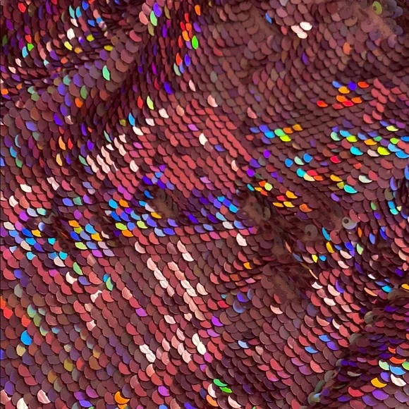 NWT Pink Sequin Romper - Picture 2 of 4